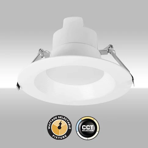 10 Inch 28W/35W/42W Commercial Downlight, 120V-277V, CCT Select- TRIAC & 0-10V DIMMING - Image 2