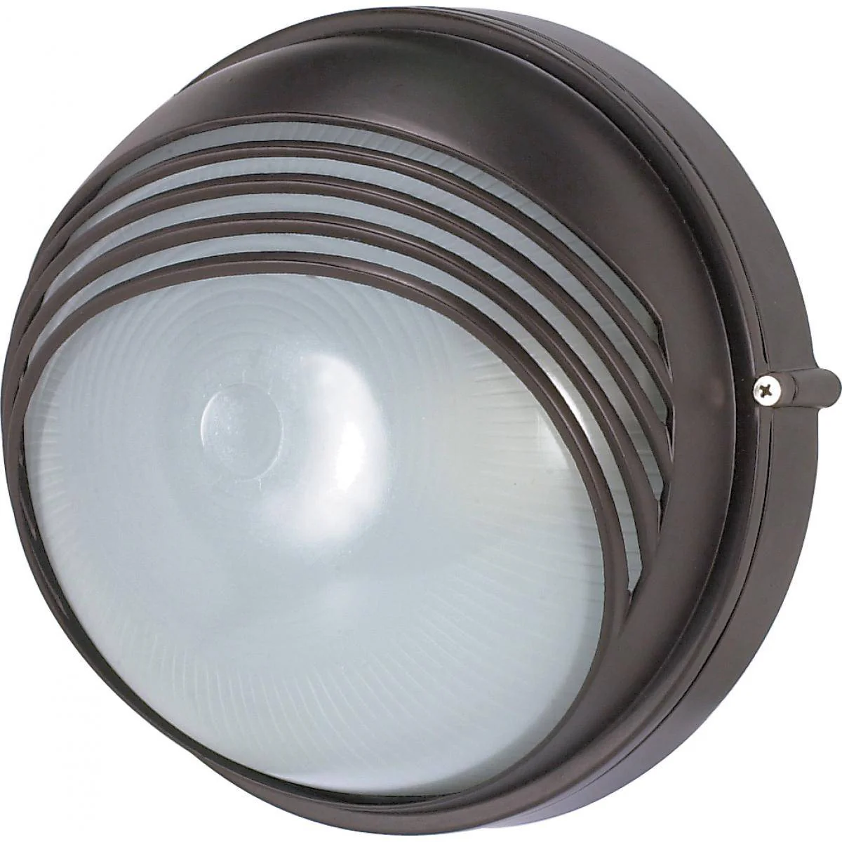 10'' Round Hood Bulkhead - Architectural Bronze Finish