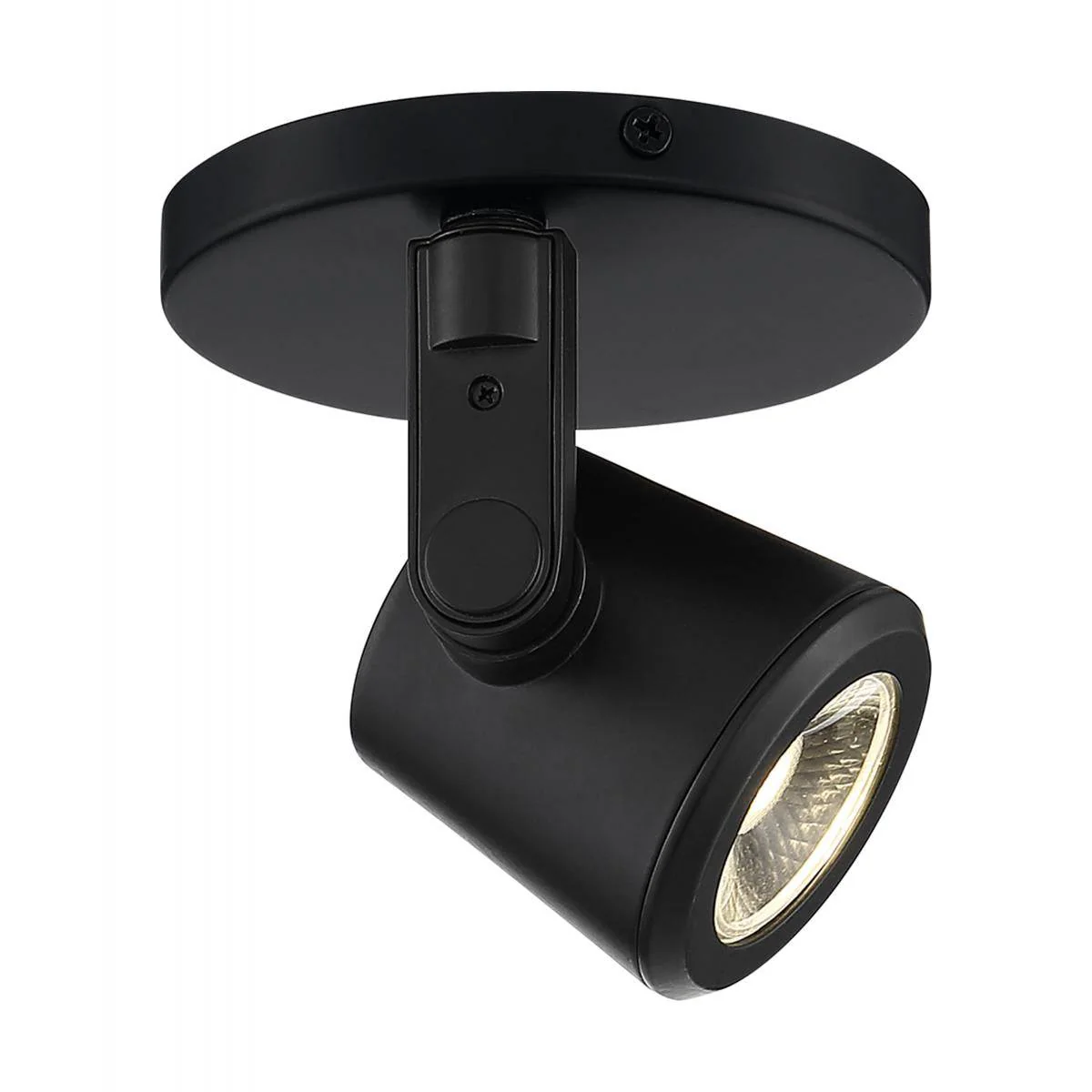 12 Watt; LED; Black; Taper Back; Monopoint; 3000K; 36 deg. Beam Angle