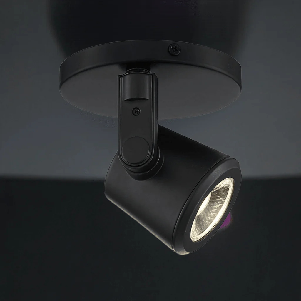 12 Watt; LED; Black; Taper Back; Monopoint; 3000K; 36 deg. Beam Angle - Image 2