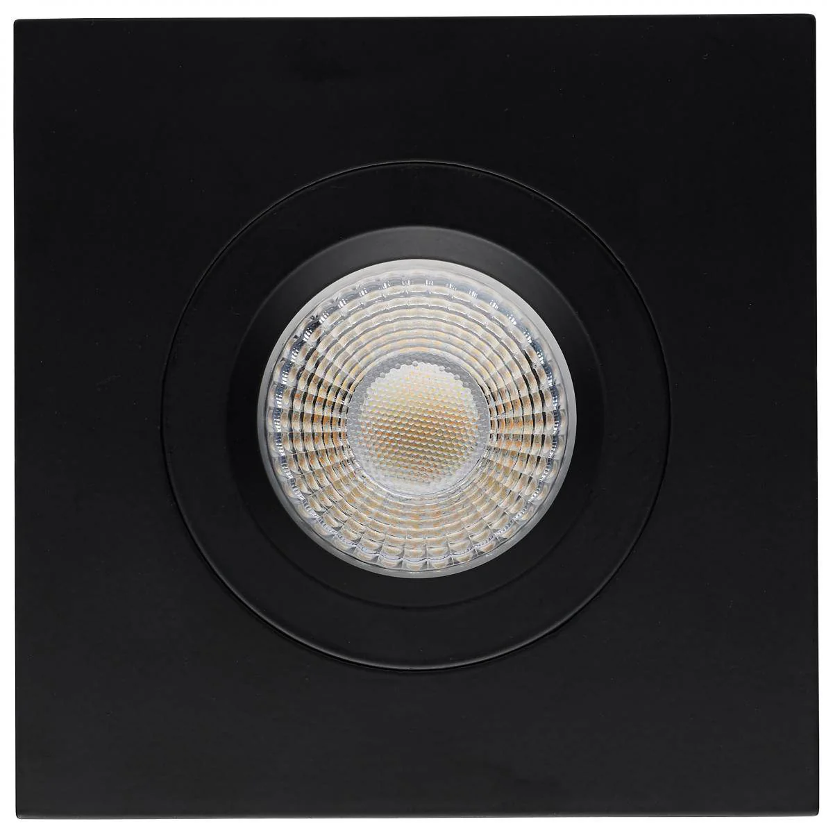 12 Watt LED Direct Wire Downlight; Gimbaled; 4 Inch; CCT Selectable; Square - Image 3
