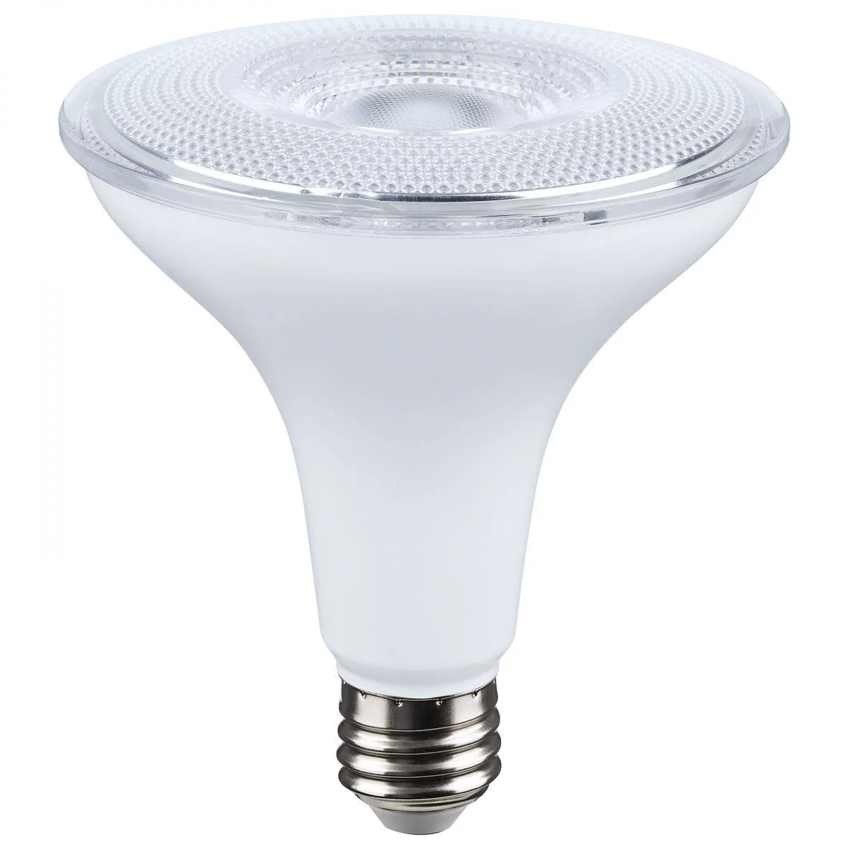 14 Watt Dusk to Dawn LED PAR38; 3000K; Medium Base; White Finish - Image 2