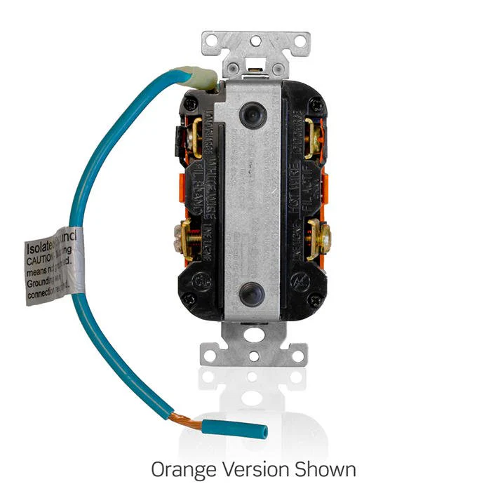 15 Amp SmartlockPro Isolated Ground GFCI Receptacle/Outlet, Industrial Grade, Tamper-Resistant - Image 3