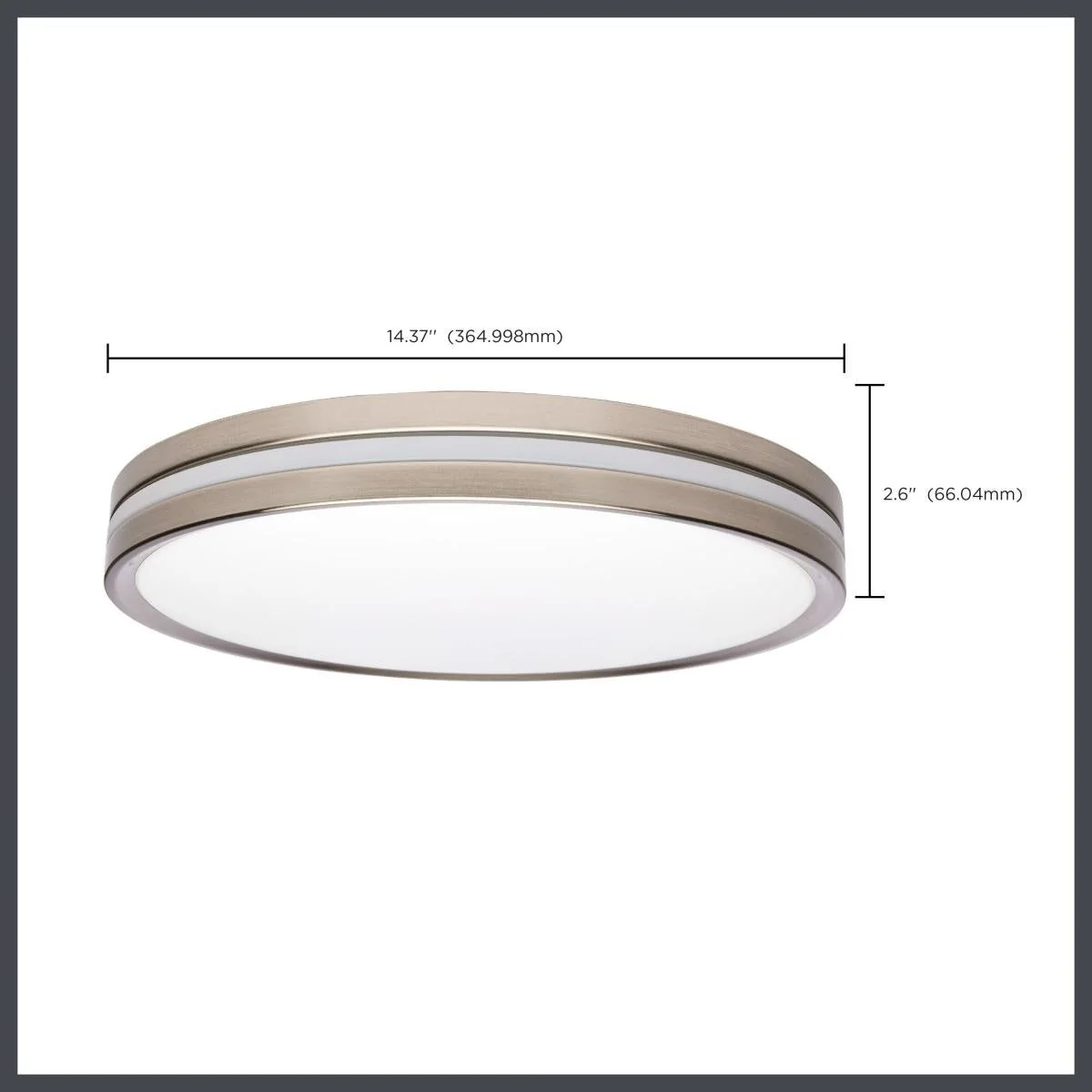 15 Inch Surface Mount with Night Light; 5 CCT Selectable - Image 3