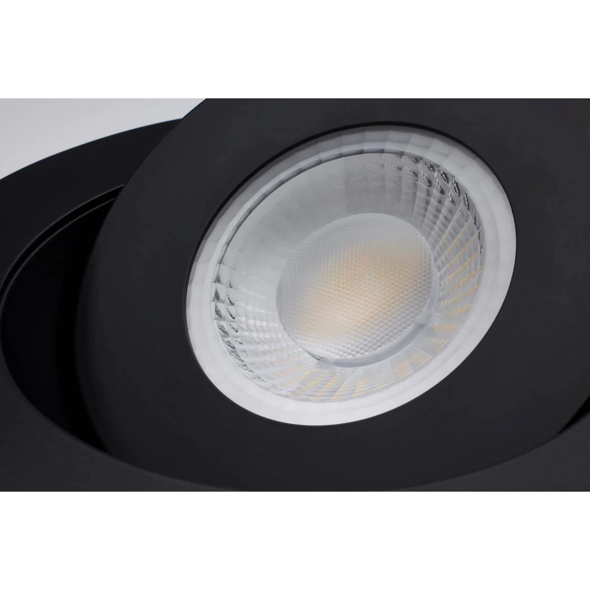 15 Watt; CCT Selectable; LED Direct Wire Downlight; Gimbaled; 6 Inch Round; Remote Driver; Black - Image 4