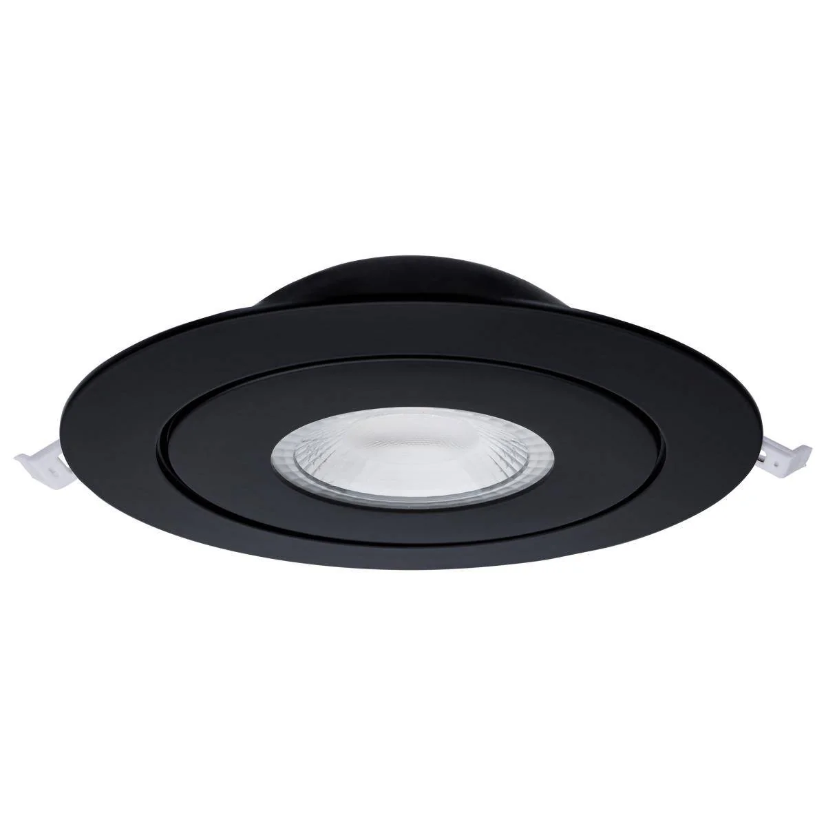 15 Watt; CCT Selectable; LED Direct Wire Downlight; Gimbaled; 6 Inch Round; Remote Driver; Black - Image 5
