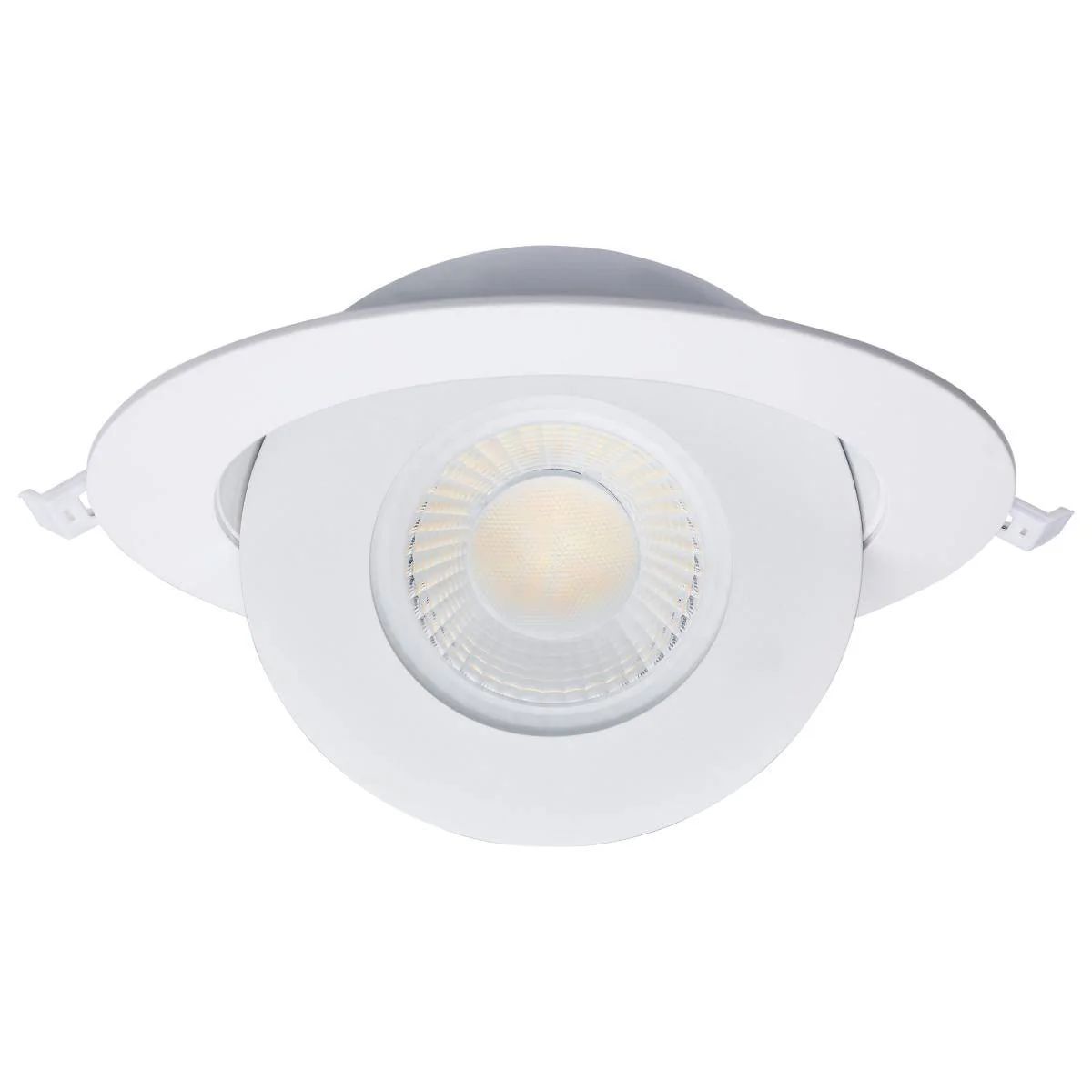 15 Watt; CCT Selectable; LED Direct Wire Downlight; Gimbaled; 6 Inch Round; Remote Driver; White - Image 5
