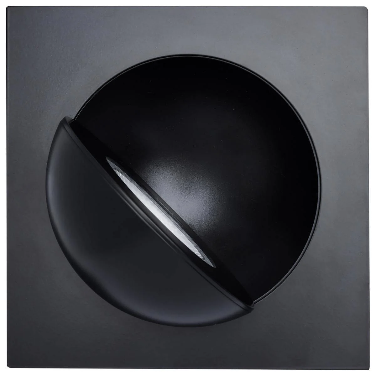 15 Watt; CCT Selectable; LED Direct Wire Downlight; Gimbaled; 6 Inch Square; Remote Driver; Black - Image 4