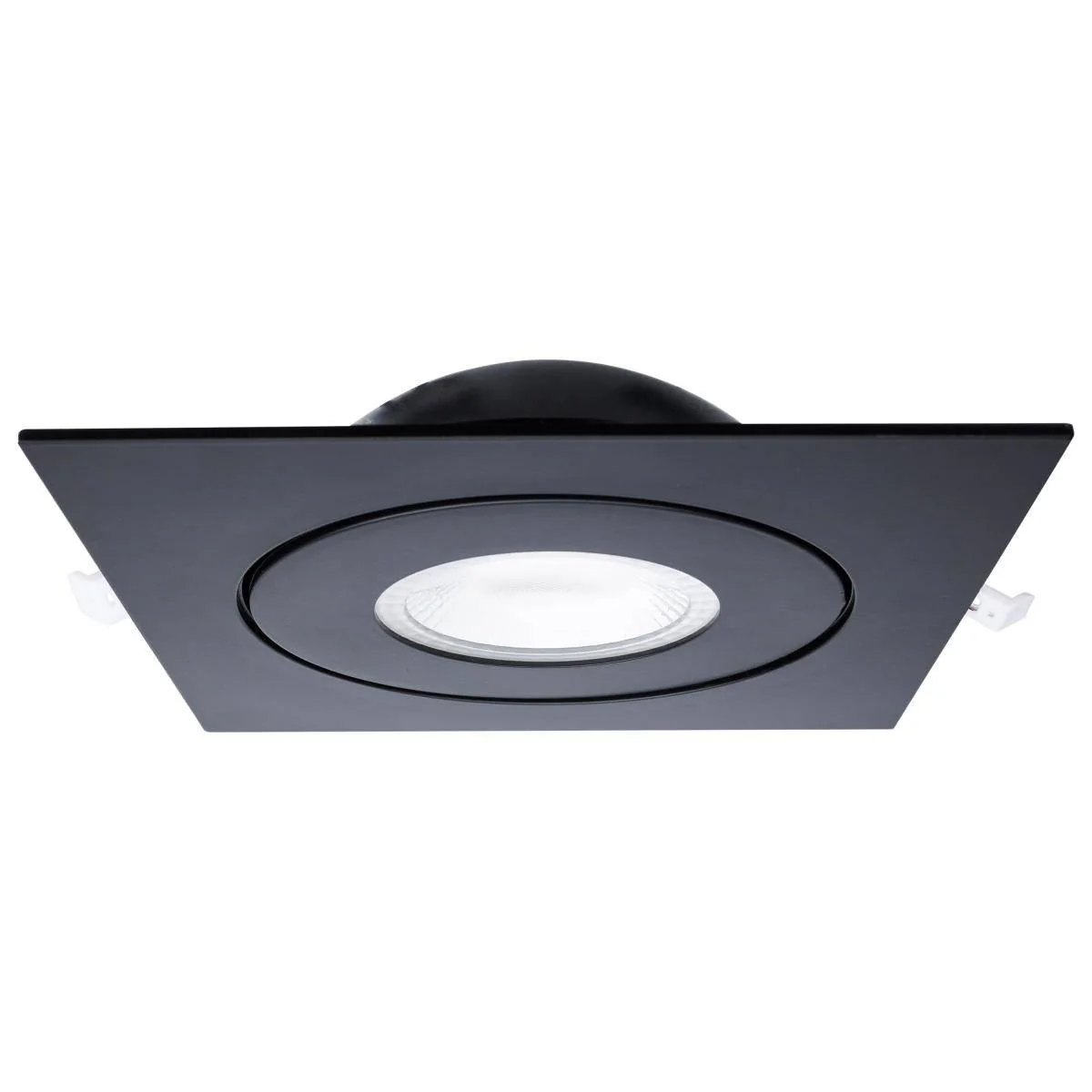 15 Watt; CCT Selectable; LED Direct Wire Downlight; Gimbaled; 6 Inch Square; Remote Driver; Black - Image 6