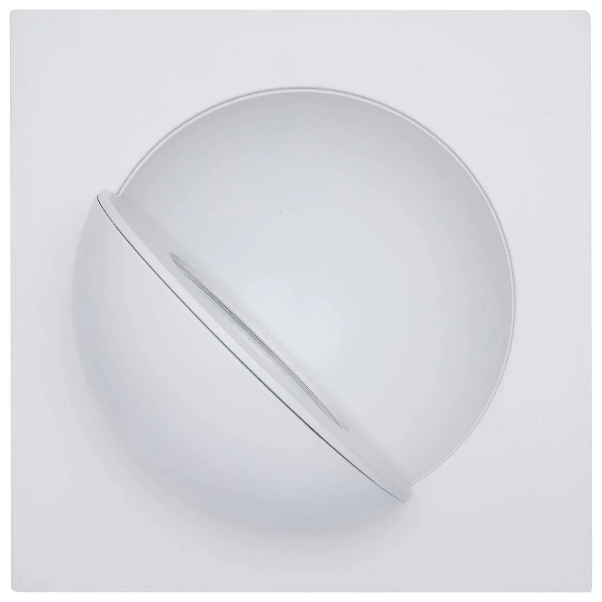 15 Watt; CCT Selectable; LED Direct Wire Downlight; Gimbaled; 6 Inch Square; Remote Driver; White - Image 3