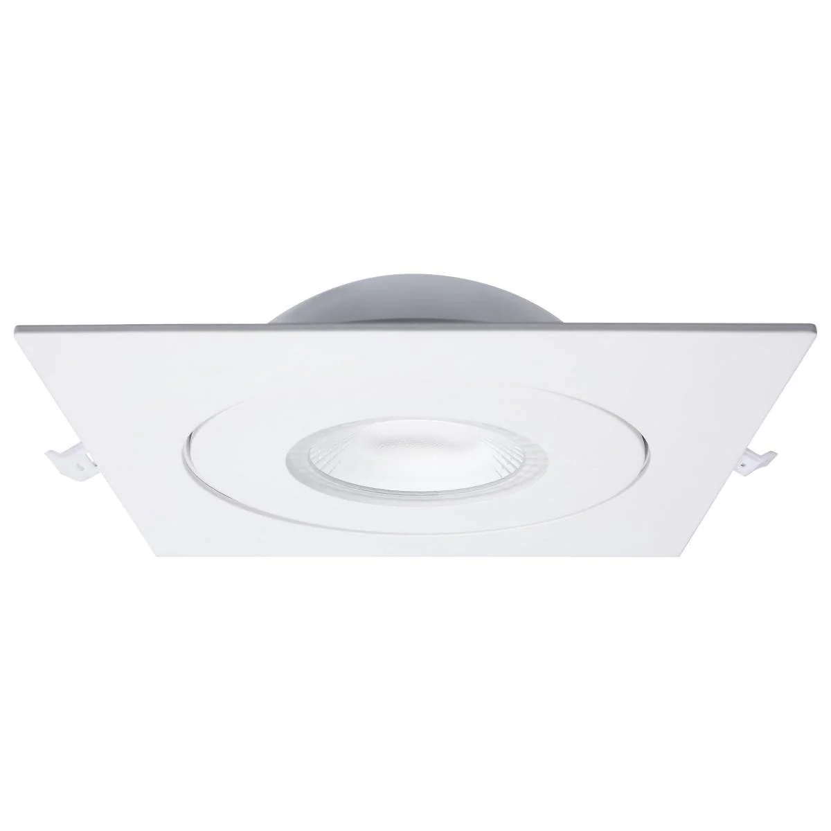 15 Watt; CCT Selectable; LED Direct Wire Downlight; Gimbaled; 6 Inch Square; Remote Driver; White - Image 4