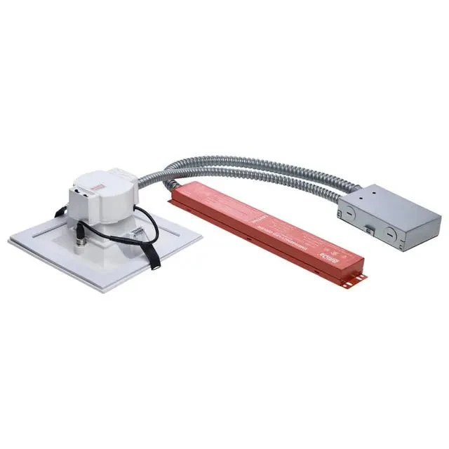 20.5W LED 6-Inch Commercial Downlight; Integrated Emergency Driver; Square; 120-347 Volt - Image 2