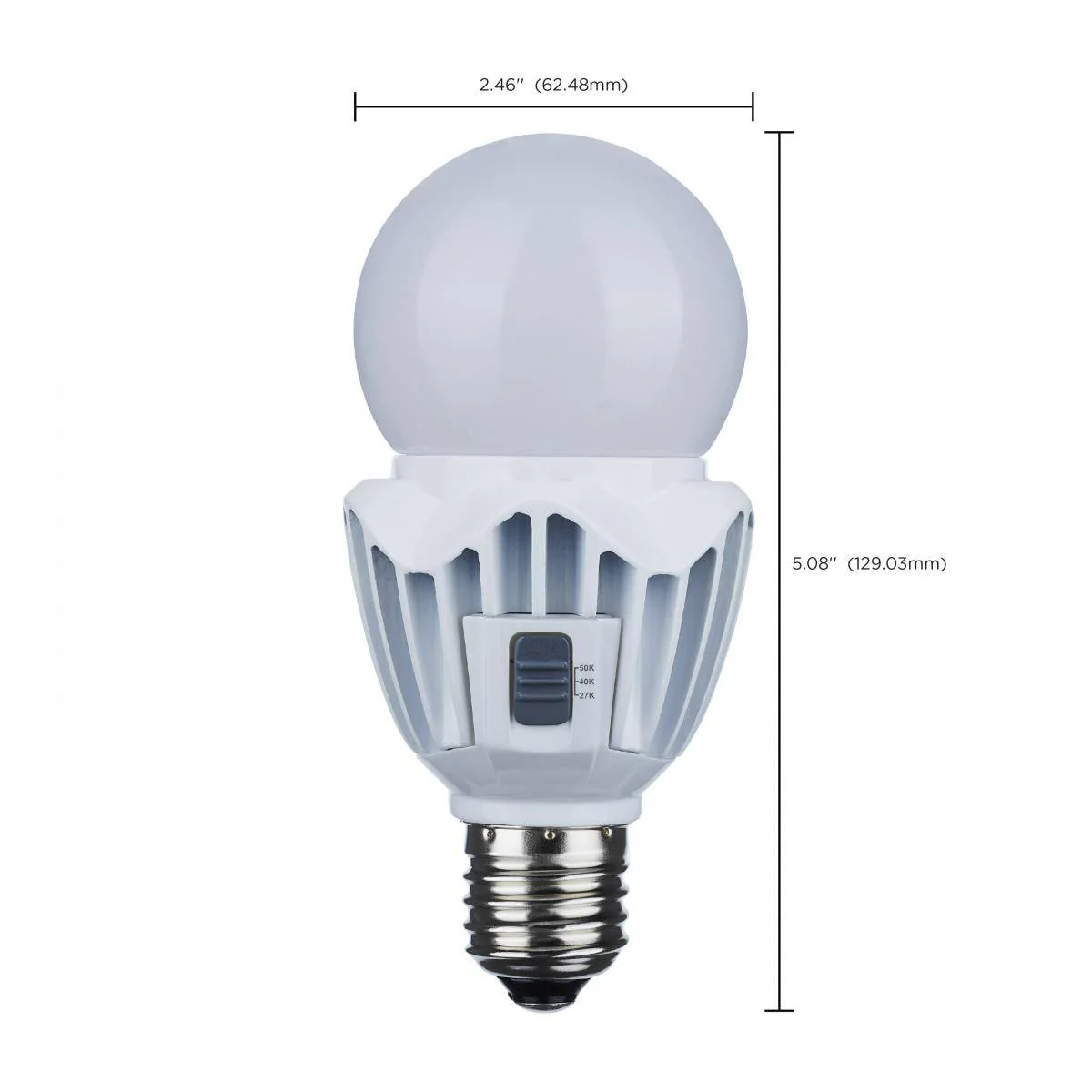 20 Watt LED A21; High Lumen Output; 27K/40K/50K CCT Selectable; Medium Base - Image 3