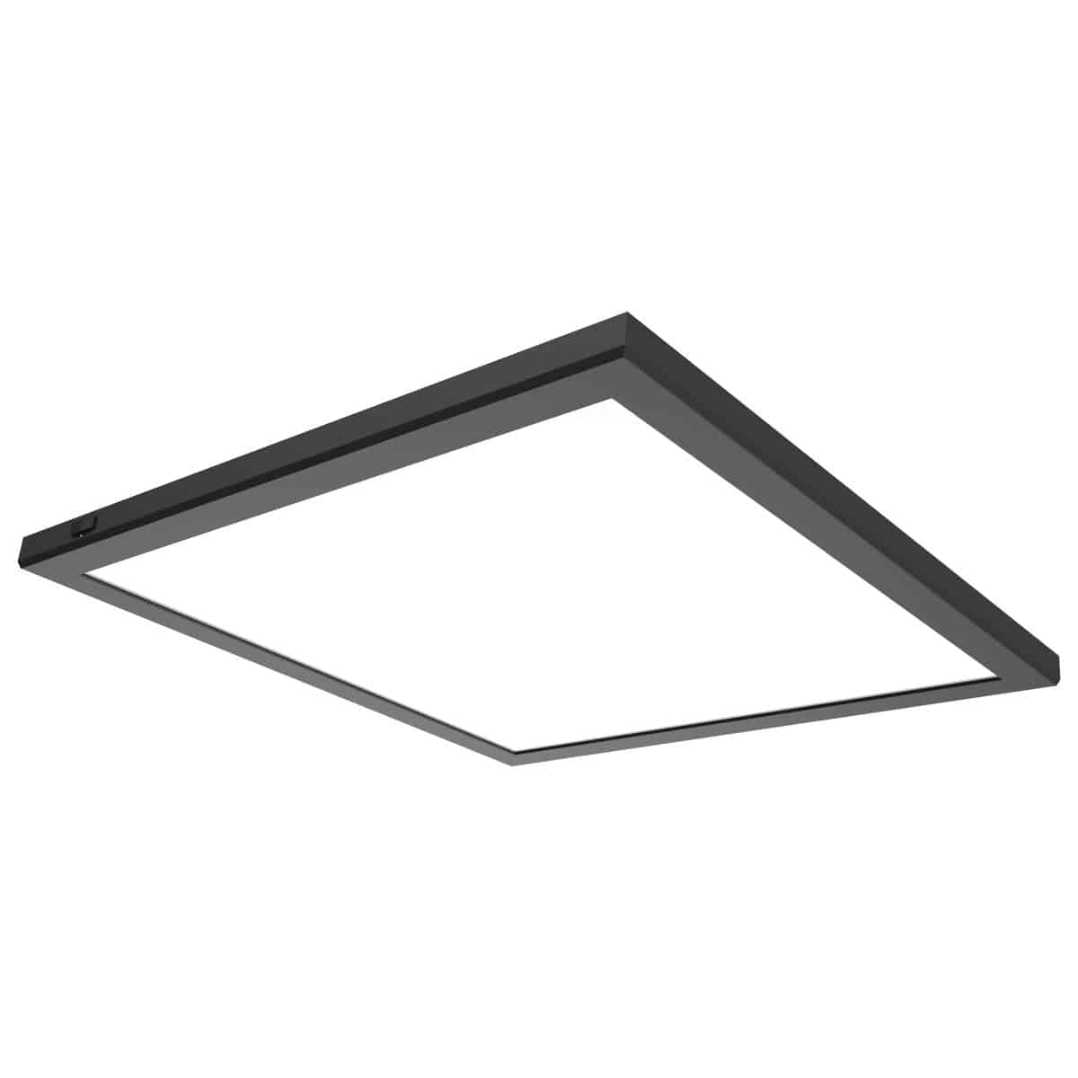 24 in. x 24 in.; Surface Mount LED; CCT Selectable; 90 CRI; Black Finish; 120/277 Volt; Square Shape