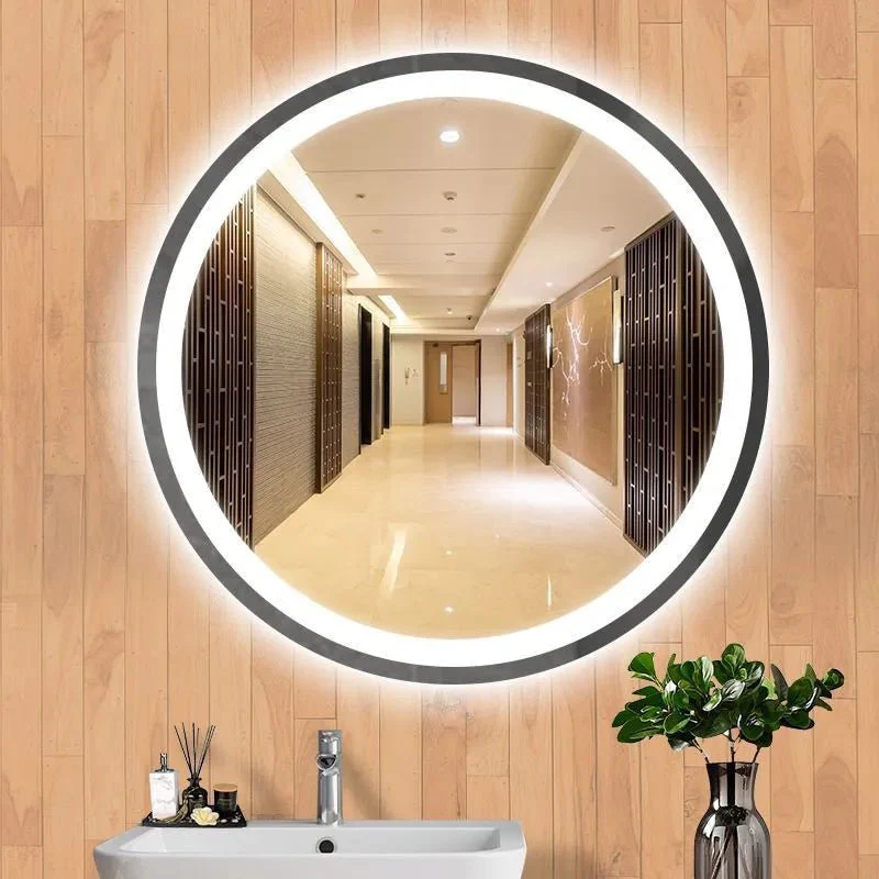 24 Inch Round LED Mirror, 30W, 3000K/4500K/6500K - Image 2