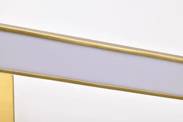 3 Foot LED Picture Light; 3 CCT Selectable; Vintage Brass Finish; Acrylic Lens - Image 5