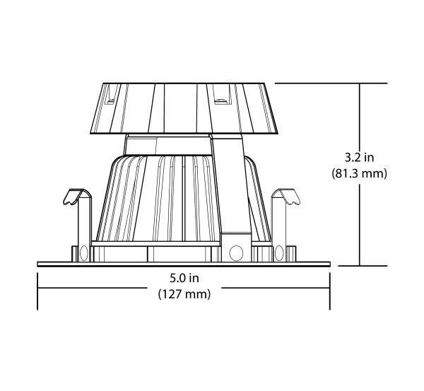 4 in. White Gimbal LED Recessed Downlight, 5000K - Image 4