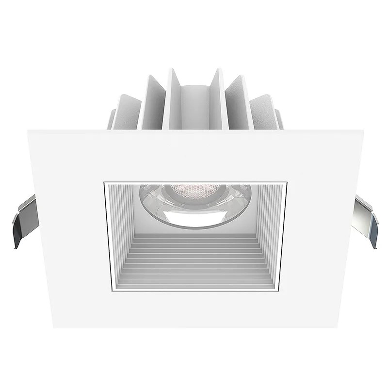 4" White Square LED Canless Light, 15W, 2700K/3000K/3500K/4000K/5000K
