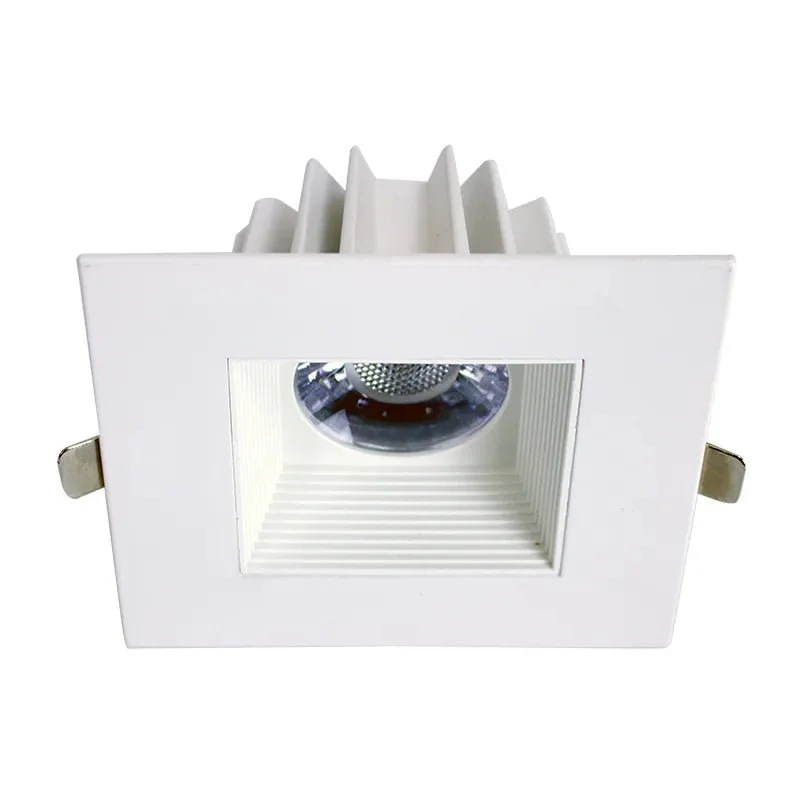 4" White Square LED Canless Light, 15W, 2700K/3000K/3500K/4000K/5000K - Image 4