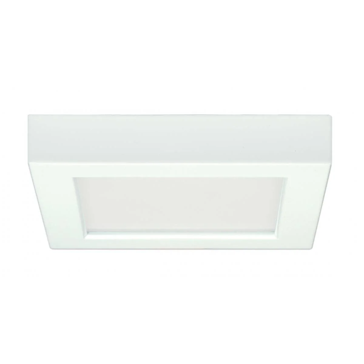 5.5" Surface Mount LED - 2700K- Square Shape - White
