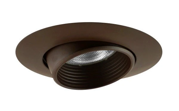 6 in. Oil-Rubbed Bronze Recessed Eyeball Trim with Baffle