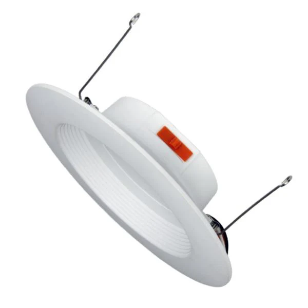 6 Inch White Recessed Baffel Downlight, 9.5W, 120V - TRIAC DIMMING, 90 CRI- CCT - Image 2