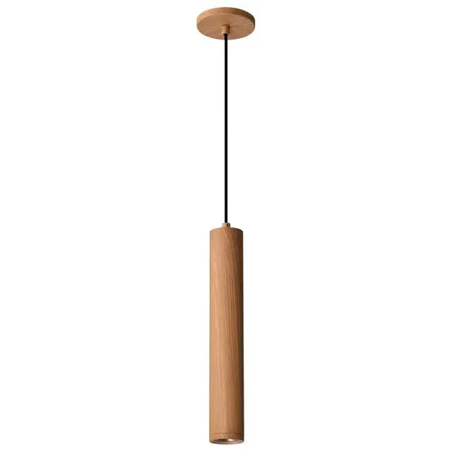 6" LED Pendant in Ash Wood Finish- 12 Watt, 3000K - Image 5