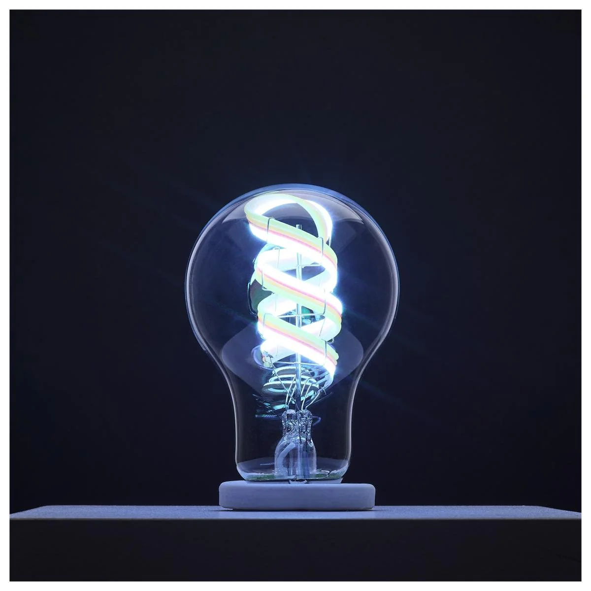 6 Watt; A19 LED; 2700K-5000K RGB/Tunable White; Starfish IOT; Clear; Medium Base - Image 2