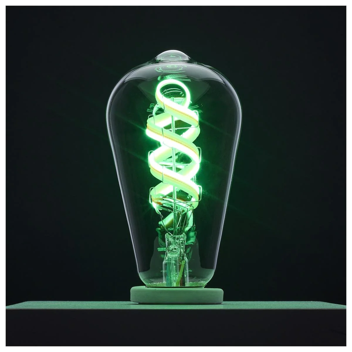 6 Watt; ST19 LED; 2700K-5000K RGB/Tunable White; Starfish IOT; Clear; Medium Base - Image 3
