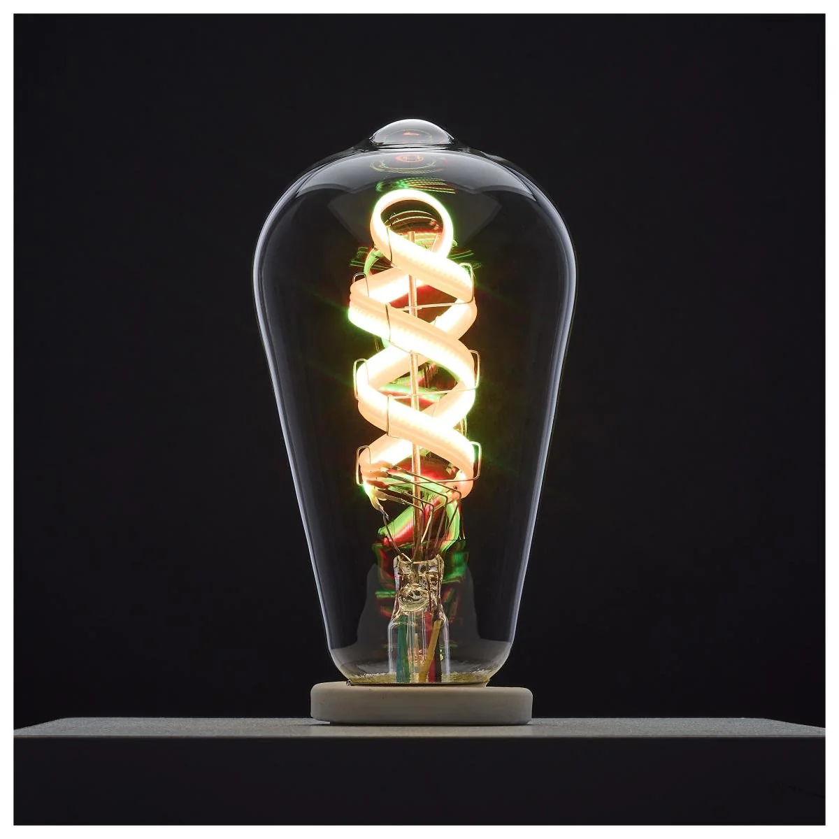6 Watt; ST19 LED; 2700K-5000K RGB/Tunable White; Starfish IOT; Clear; Medium Base - Image 5