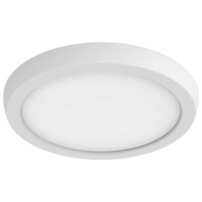 7 Inch Round Surface Mount LED Fixture; CCT Selectable; White Finish; 120V - Image 3