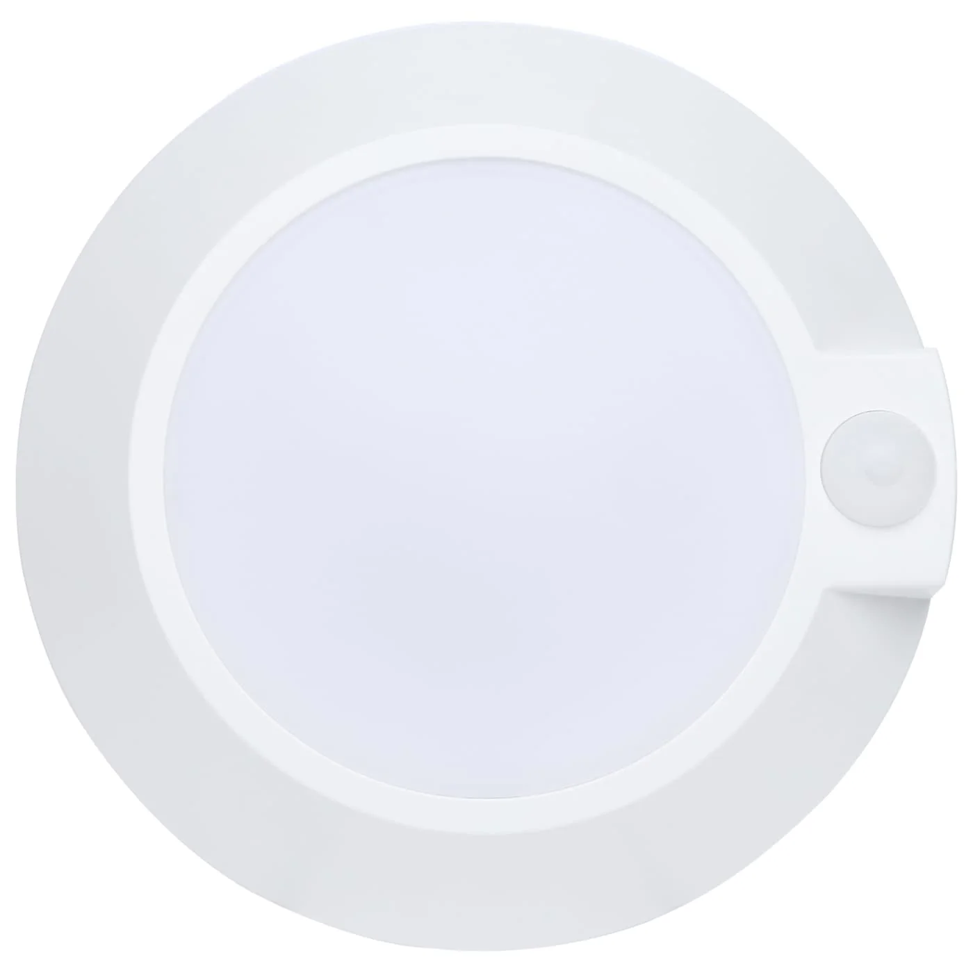 7 Inch White LED Disk Light With Occupancy Sensor; 27K/3K/35K/4K/5K CCT
