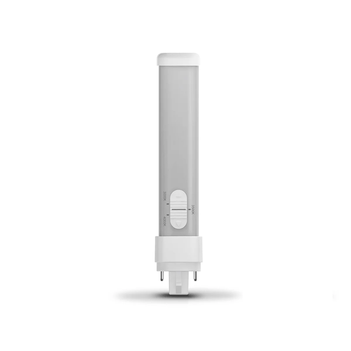 8.5W 1010LM PLC Type A+B Plastic 80CRI 30/35/40K 120-277V Horizontal Rotation 270 Degree G24D