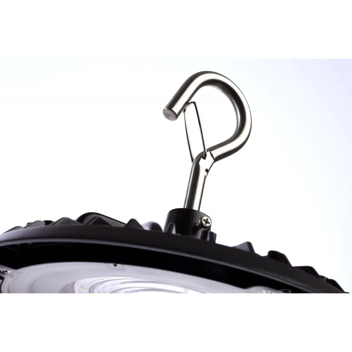 80 Watt, Hi-Pro Shop Light with Plug, 8" Dia. 5000K, Black Finish, 120 Volt - Image 2