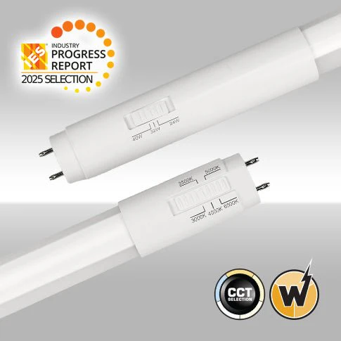 8ft LED Double Ended Bypass T8 Lamp 5CCT, FA8/R17D Base w/ Inner Coated Glass - Image 3