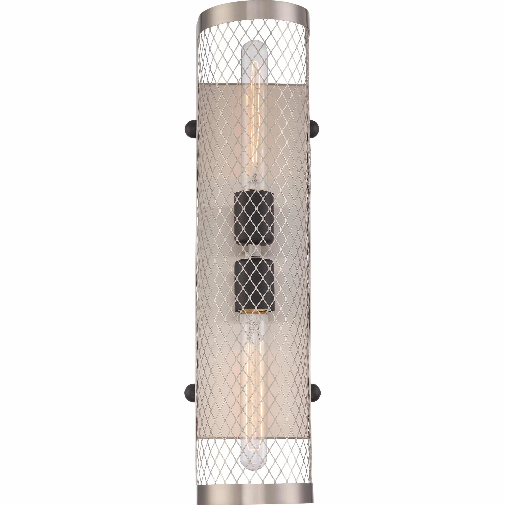 Bandit 2 Light 120W Brushed Nickel Wall Light Fixture