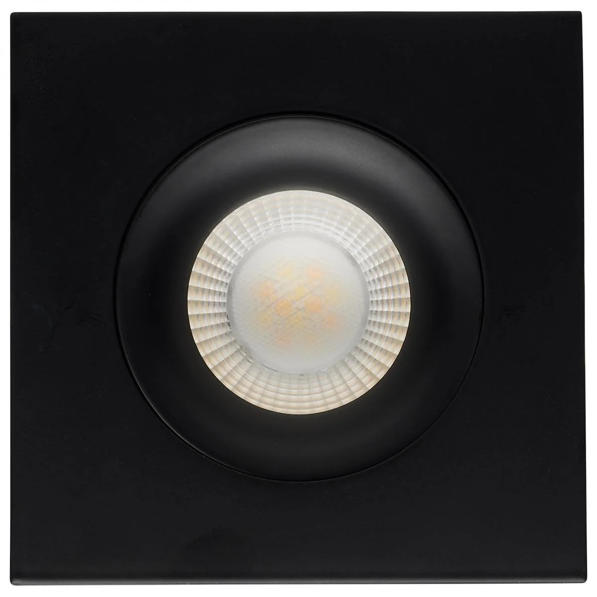 Black 12 Watt LED Direct Wire Downlight; Gimbaled; 3.5 Inch; CCT Selectable - Image 2