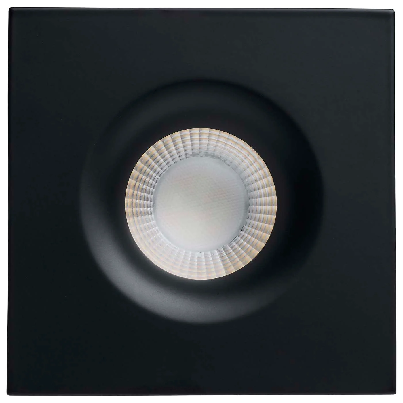 Black 4 Inch Square 10 Watt LED Canless Downlight; Remote Driver; CCT Selectable - Image 2