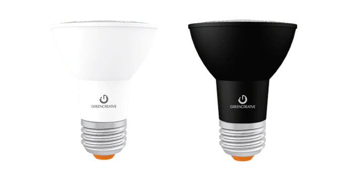 Black 6.5 Watt LED PAR20 - Dimmable - 40° - 3000K - 580 Lumens - 120V - Image 2