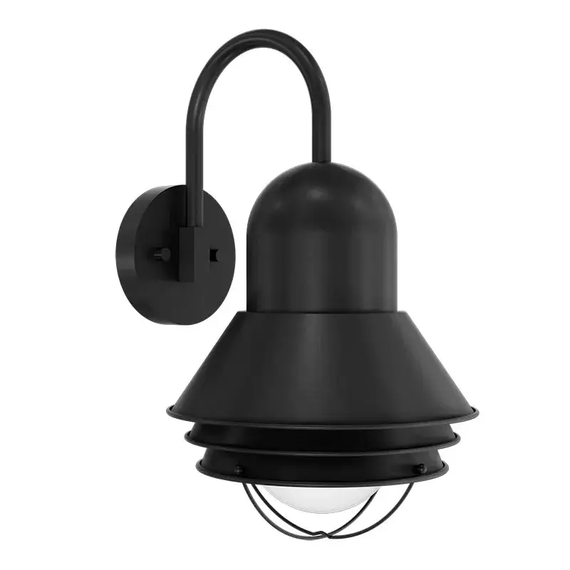 Black Gooseneck LED Oceanside Light, 20W/30W/40W, 3000K/4000K/5000K