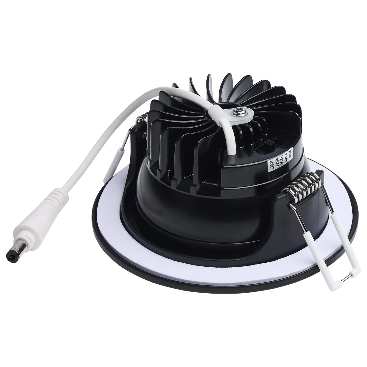Black LED 3.5 Inch 10 Watt Canless Downlight; Remote Driver; CCT Selectable; Round - Image 5