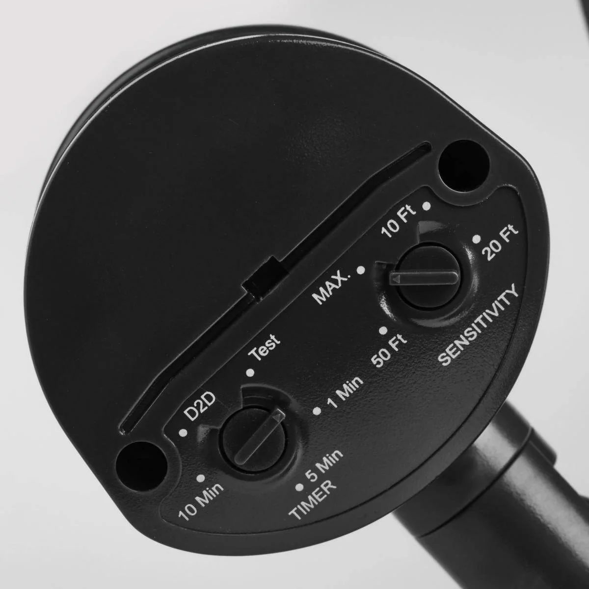 Black LED Security Light; Dual Head; Motion Sensor Included - Image 2