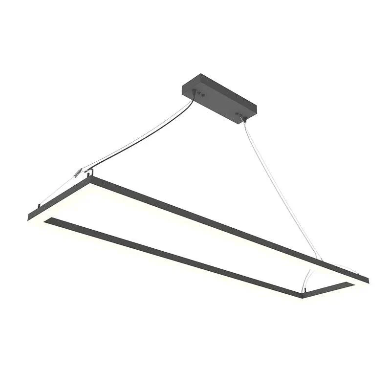 Black LED Suspended Frame Fixture, 40W/50W/60W, 3000K/3500K/4000K - Image 3