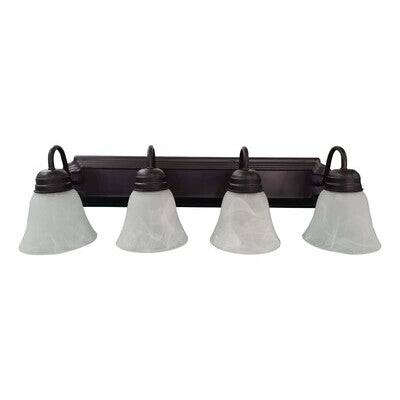 Bulb Ready Vanity Leawood 4 Lamp A19 Bronze