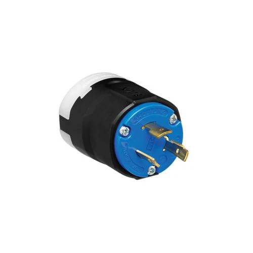 Cooper 20A, 250V Color Coded Locking Plug, #14-8 AWG, Industrial - Image 4