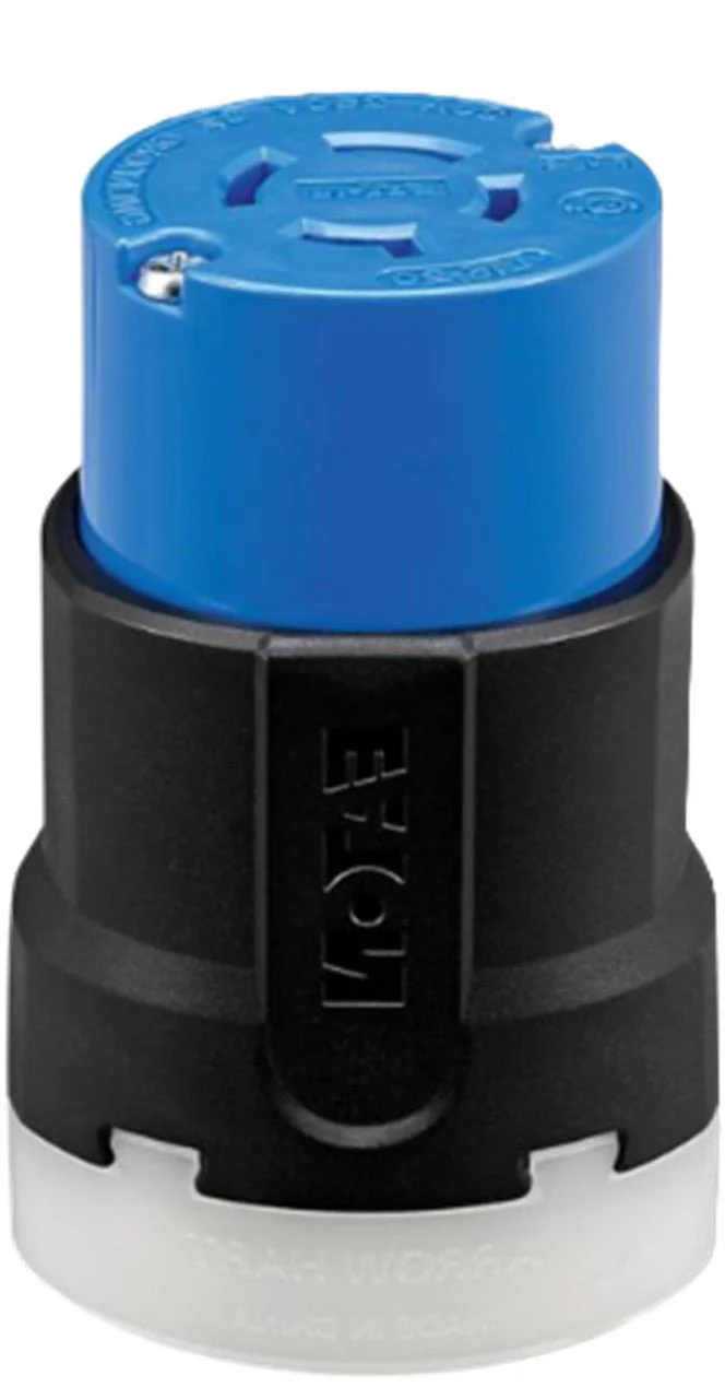 Cooper Color Coded Locking Connector, #14-8 AWG, 20A, Industrial, 3ØY 120/208V