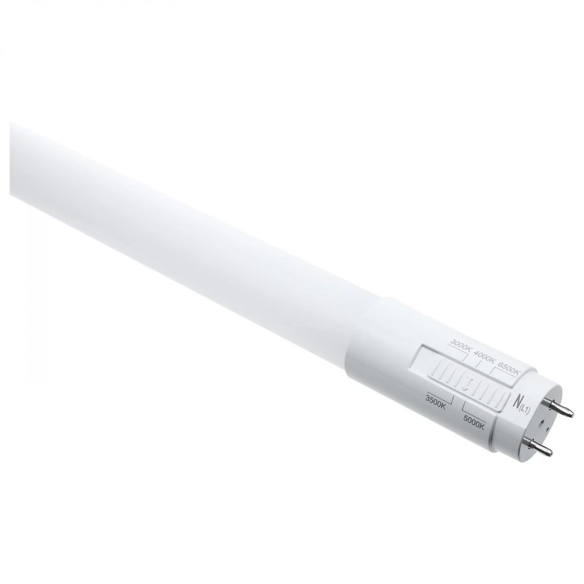 Dimmable 10.5 Watt T8 LED; 48 Inch; CCT Selectable; Type B Ballast Bypass; 120-277 Volt - Image 3