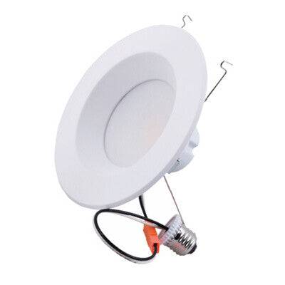 Downlight Retro 6IN 17/13/10W 90CRI 27/30/35/40/50K 120V Dim White Trim Baffle