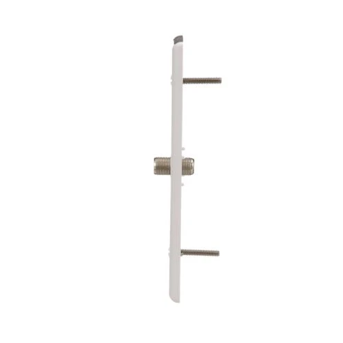 Eaton 1 -Gang Midsize White Indoor Coaxial Adapter w/ Wall Plate - Image 2