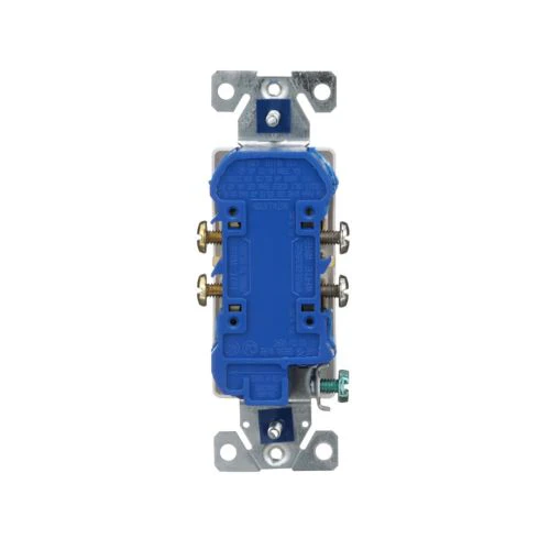 Eaton 15A Decorator Duplex Receptacle in White- 125V - Image 4